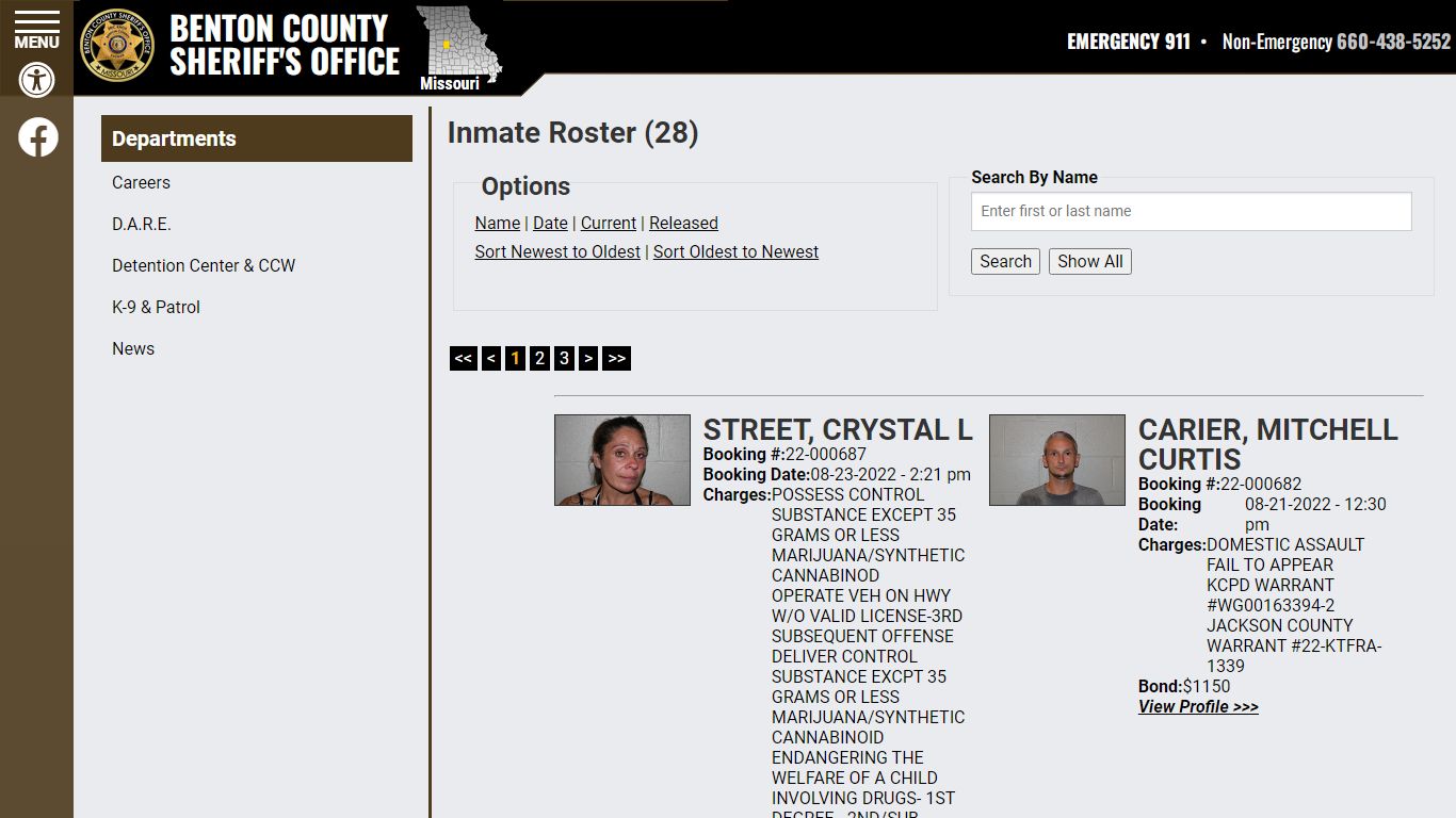 Inmate Roster - Benton County MO Sheriff’s Office